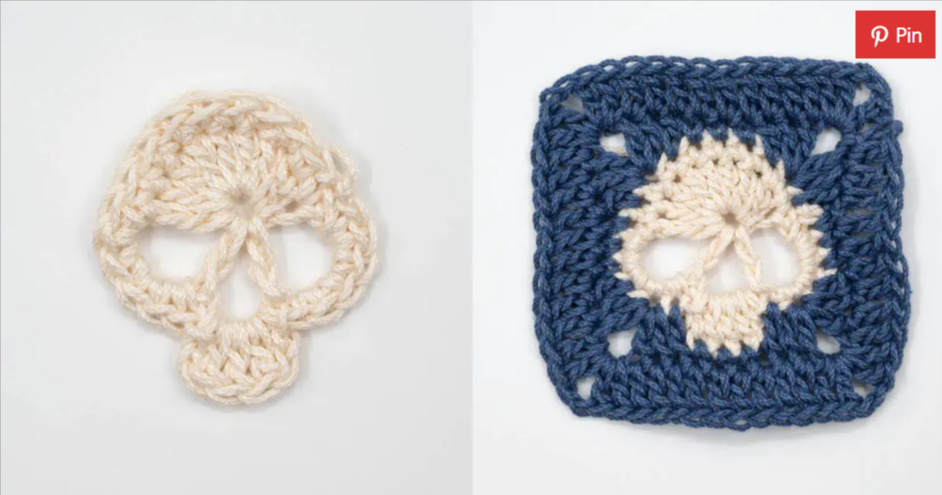 Granny Square – Teschio